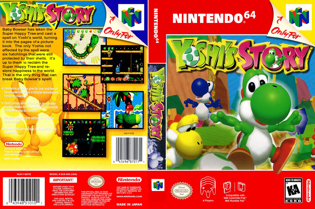 Yoshi's Story — box-texture (US)