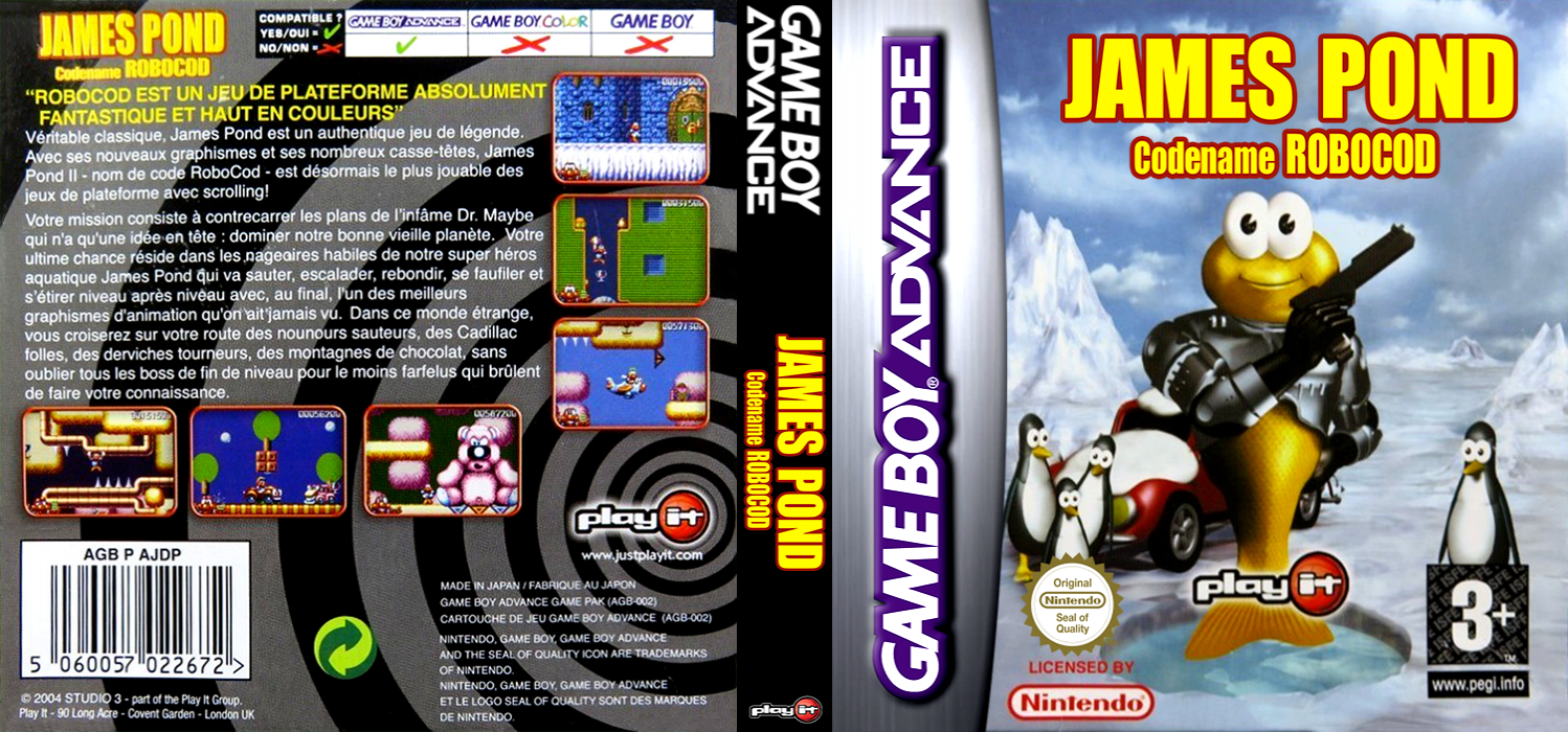 James Pond - Codename Robocod — box-texture (FR)