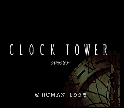 Clock Tower — sstitle (JP)