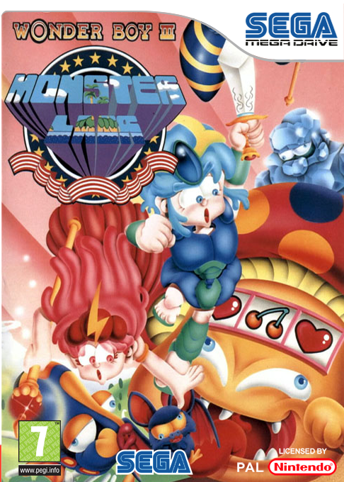 Wonder Boy 3: Monster Lair — box-2D (FR)