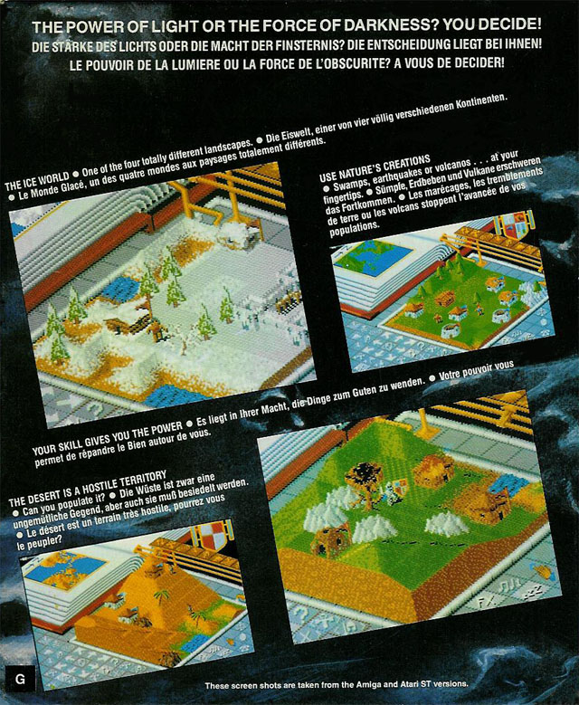 Populous - The Promised Lands — box-2D-back (EU)