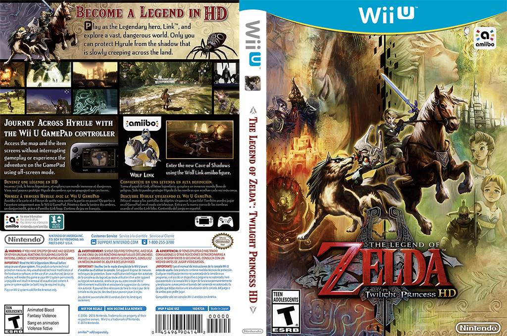 Legend of Zelda, The - Twilight Princess HD — box-texture (US)