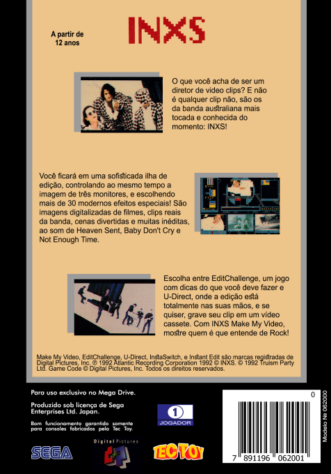 Make My Video - Kris Kross — box-2D-back (BR)