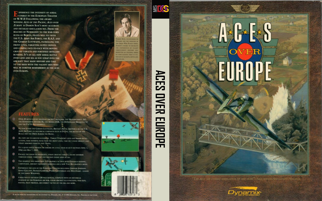 Aces Over Europe — box-texture (US)
