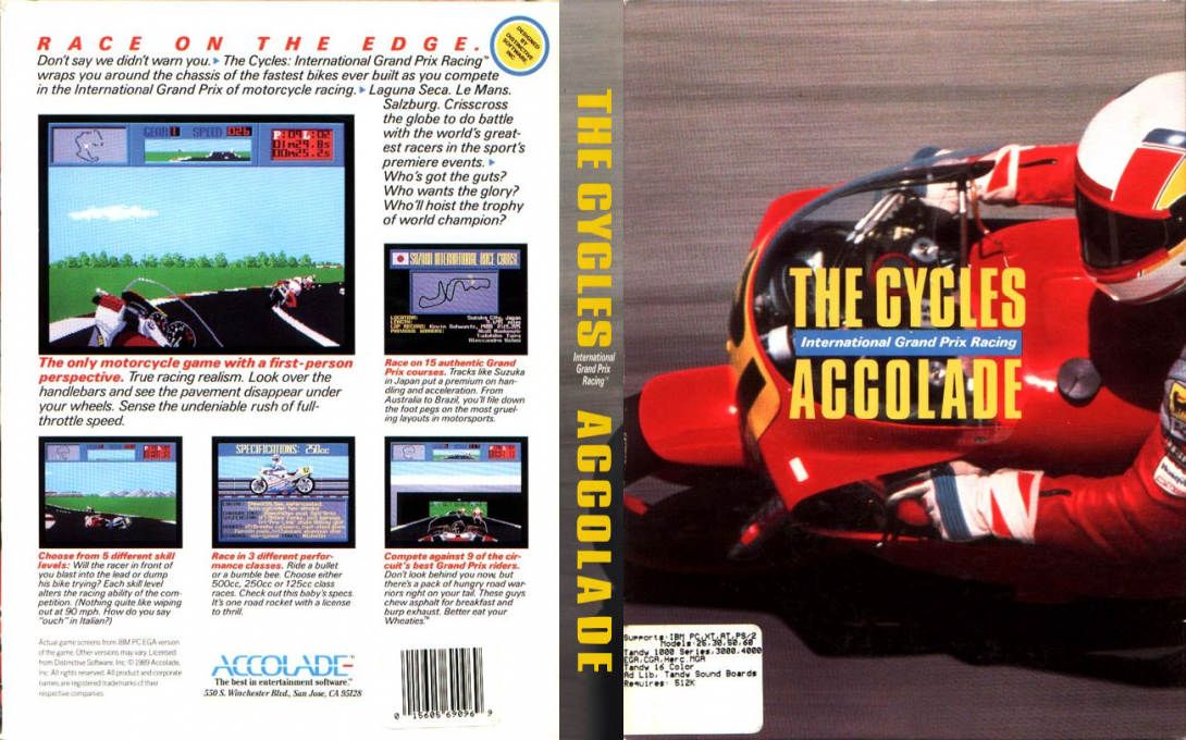 Cycles, The - International Grand Prix Racing — box-texture (US)