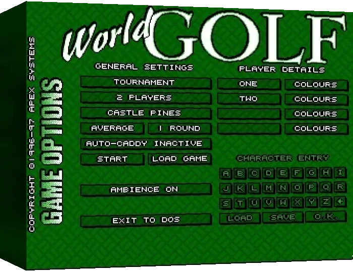 World Golf — box-3D (WOR)