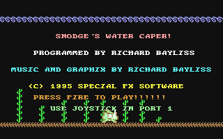 Snodge's Water Caper — sstitle (WOR)
