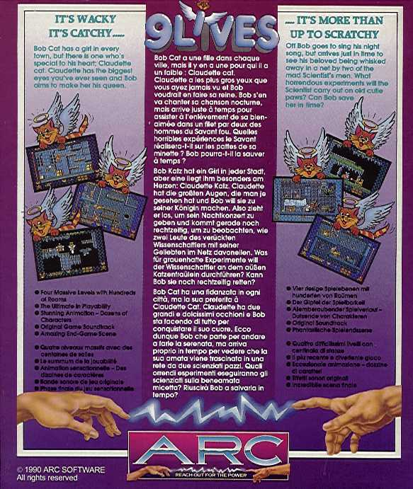 9 Lives — box-2D-back (EU)