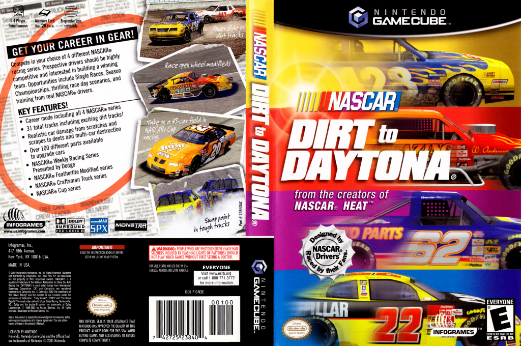 NASCAR - Dirt to Daytona — box-texture (US)