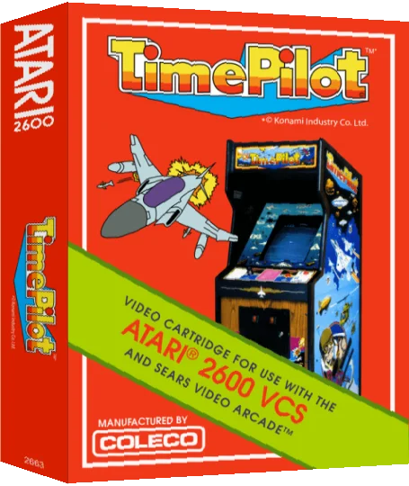 Time Pilot — box-3D (US)