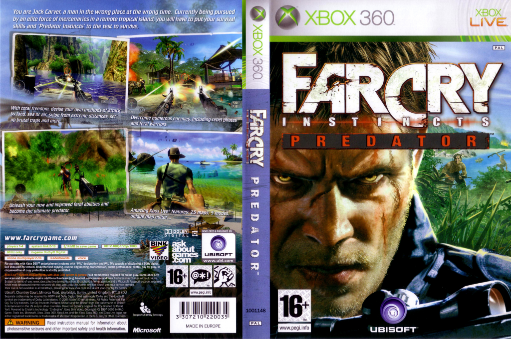 Far Cry Instincts - Predator — box-texture (UK)