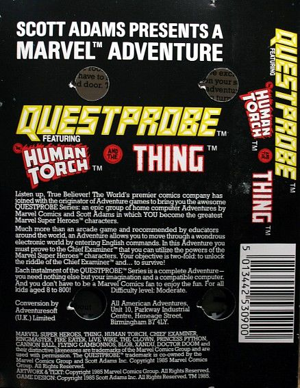 Questprobe Featuring The Human Torch And The Thing — box-2D-back (EU)
