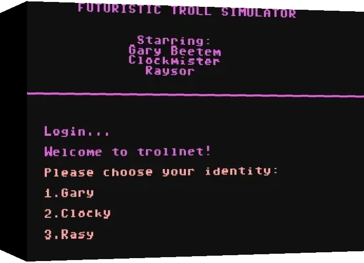 Futuristic Troll Simulator — box-3D (WOR)