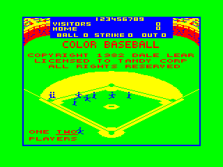 Color Baseball — sstitle (WOR)