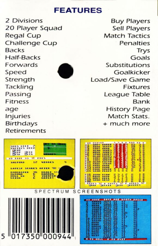 Rugby Coach — box-2D-back (EU)