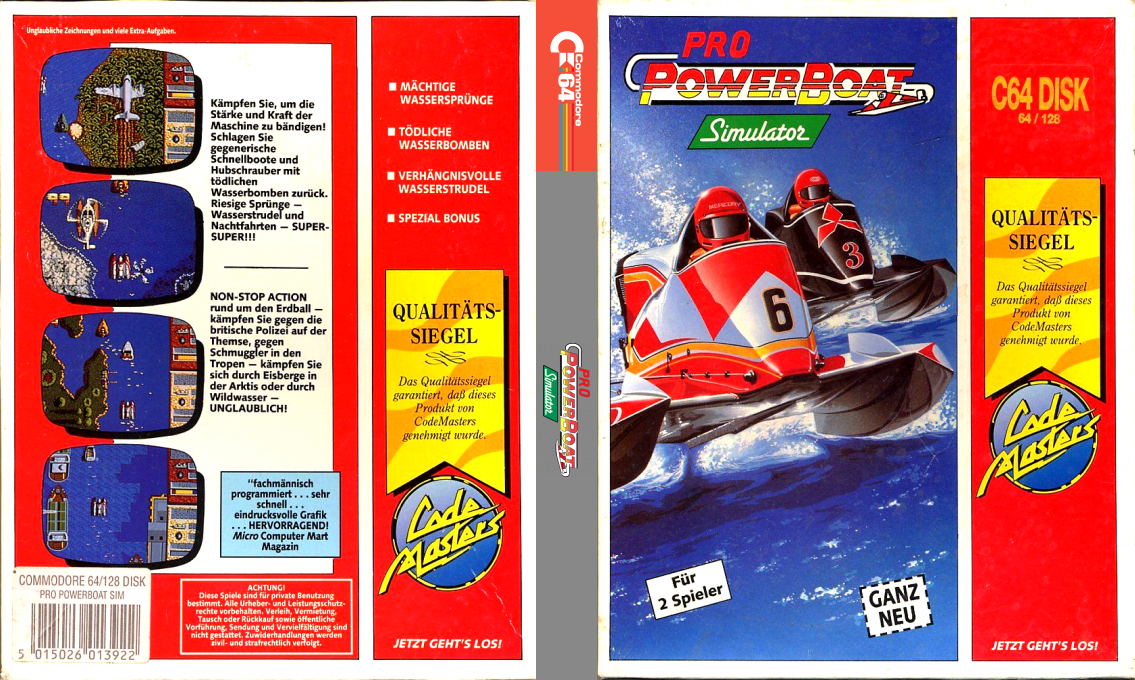 Pro Powerboat Simulator — box-texture (DE)