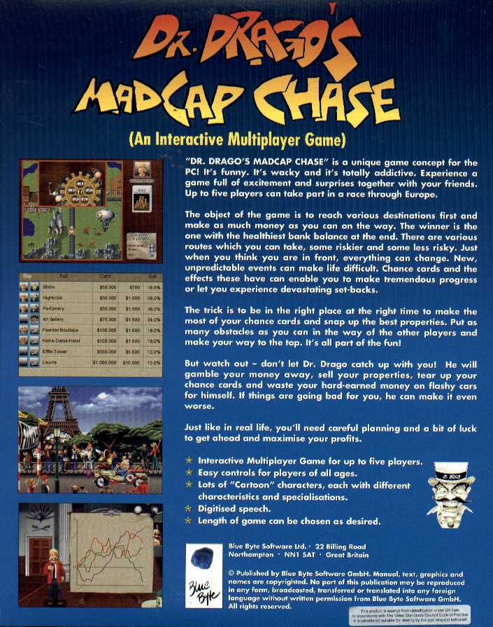Dr. Drago's Madcap Chase — box-2D-back (EU)