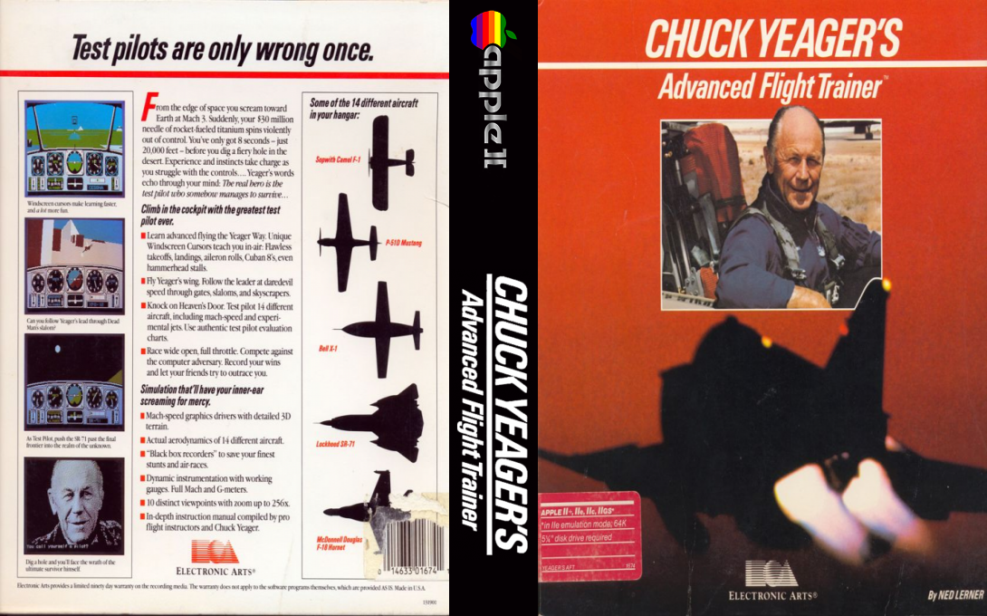 Chuck Yeager's Advanced Flight Trainer — box-texture (US)