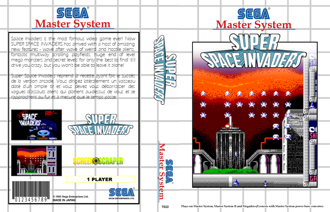 Super Space Invaders — box-texture (SS)