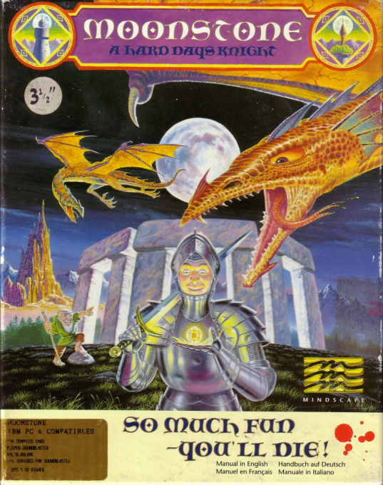 Moonstone - A Hard Days Knight box art