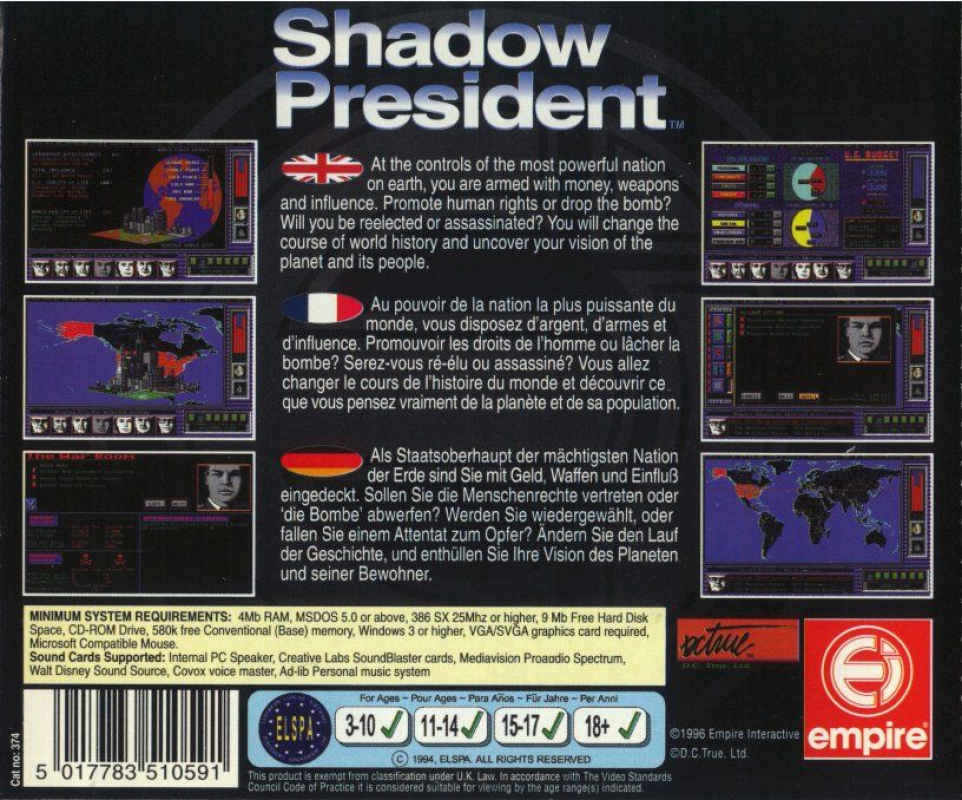 Shadow President — box-2D-back (CUS)