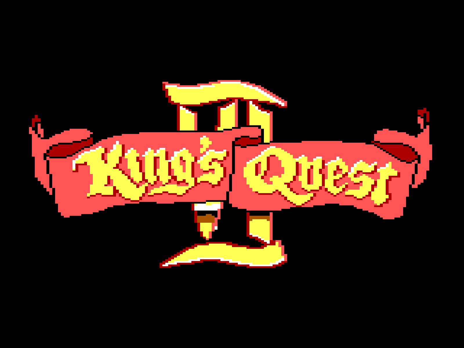 King's Quest VI AGI Demake box art