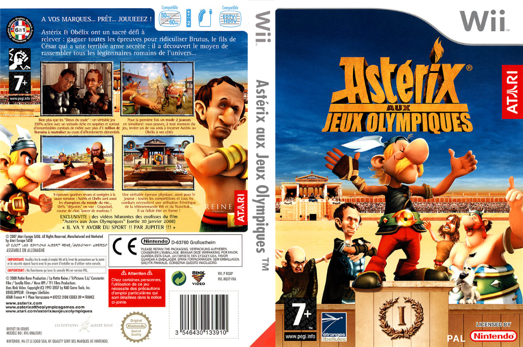 Asterix at the Olympic Games — box-texture (FR)