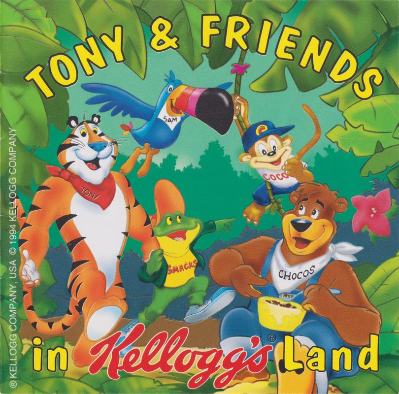 Tony and Friends in Kellogg's Land box art