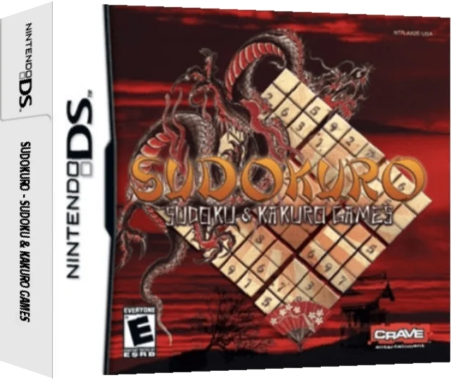Sudokuro - Sudoku & Kakuro Games — box-3D (US)