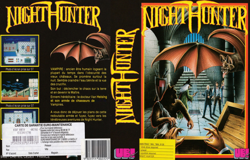 Night Hunter — box-texture (FR)