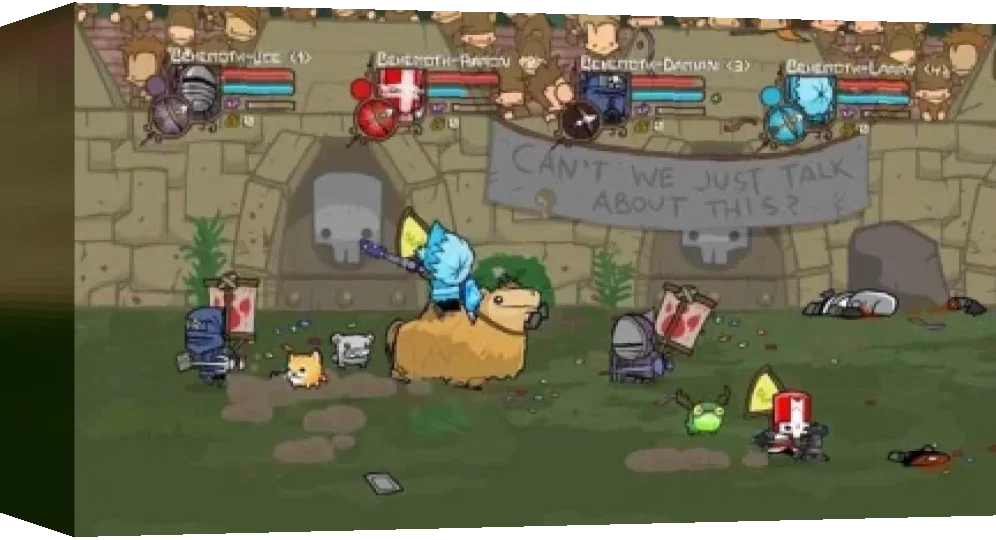 Castle Crashers — box-3D (WOR)