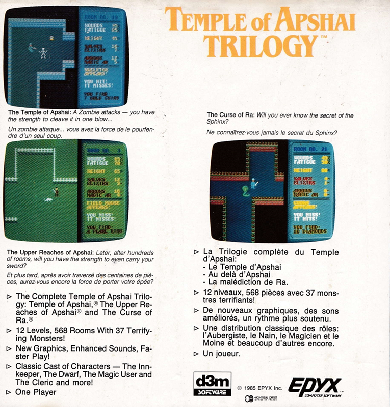 Temple Of Apshai Trilogy — box-2D-back (EU)