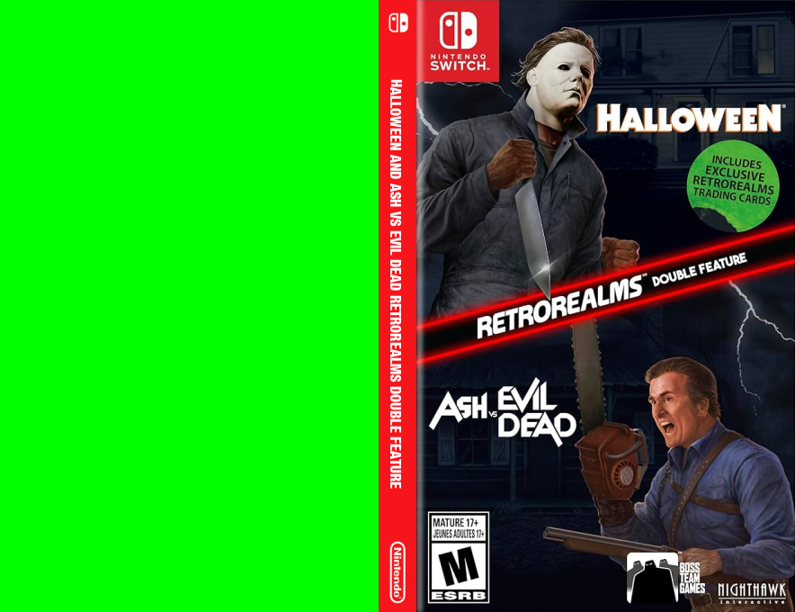 Halloween and Ash vs Evil Dead RetroRealms Double Feature — box-texture (US)