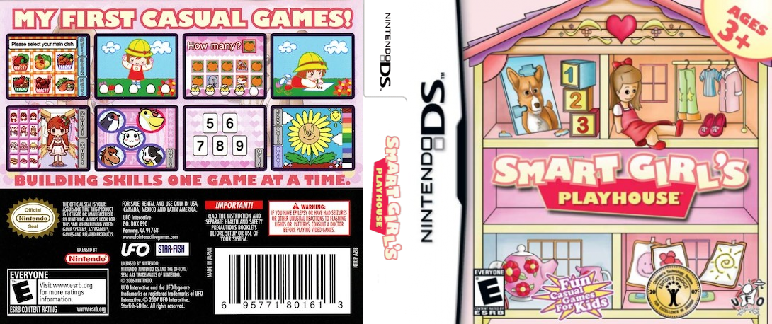 Smart Girl's Playhouse — box-texture (US)