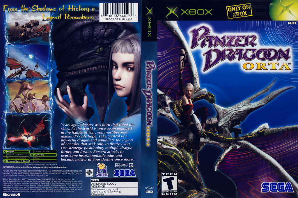 Panzer Dragoon Orta — box-texture (US)