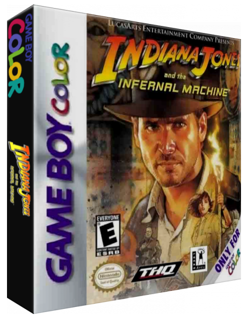 Indiana Jones and the Infernal Machine — box-3D (US)