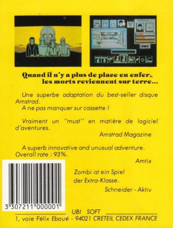 Zombi — box-2D-back (FR)