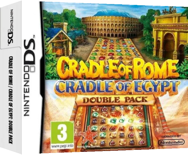 Double Pack - Cradle of Rome + Cradle of Egypt — box-3D (EU)