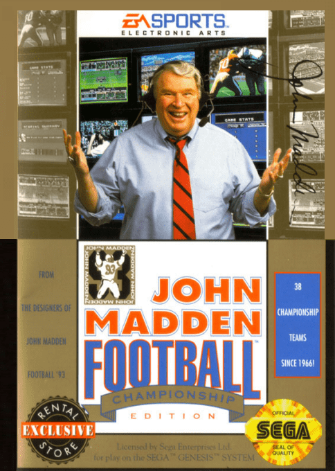 John Madden Football - Championship Edition box art