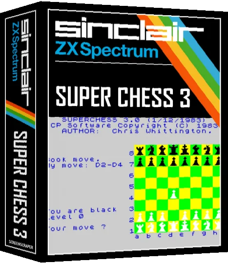 Superchess 3 — box-3D (SS)