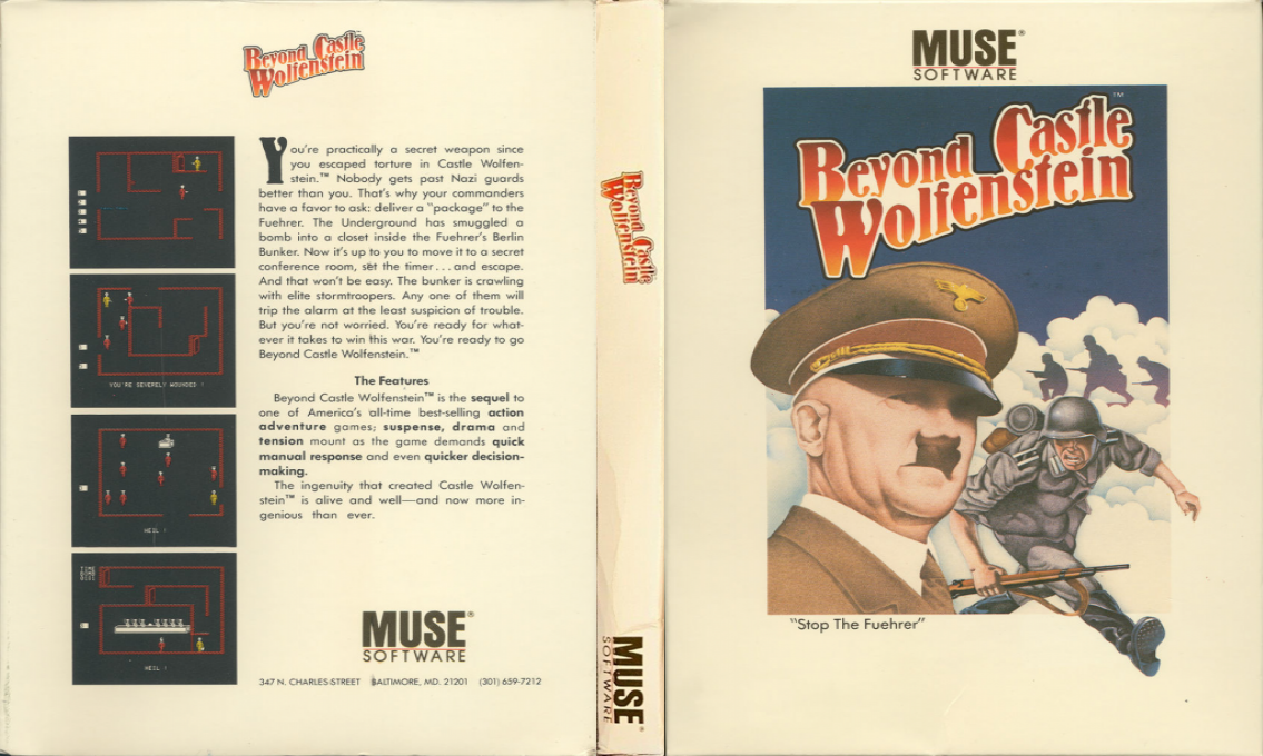 Beyond Castle Wolfenstein — box-texture (US)
