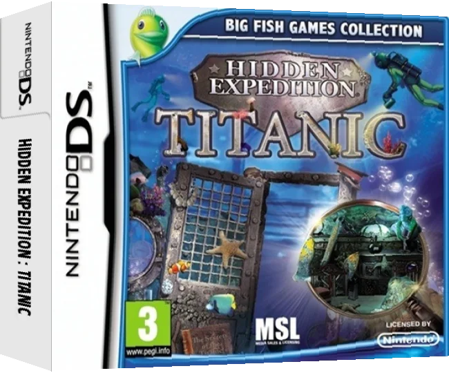 Hidden Expedition - Titanic — box-3D (EU)