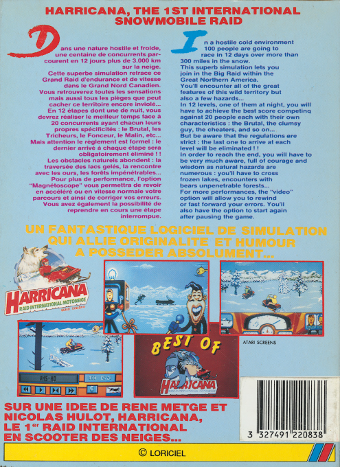Harricana - International Snowmobile Race — box-2D-back (EU)