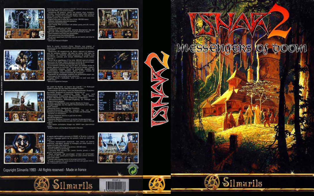 Ishar 2 - Messengers Of Doom — box-texture (EU)