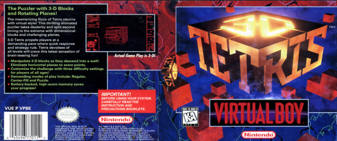 3-D Tetris — box-texture (US)