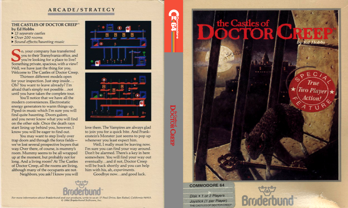 The Castles of Doctor Creep — box-texture (US)