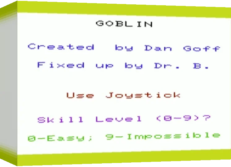 Goblin — box-3D (WOR)