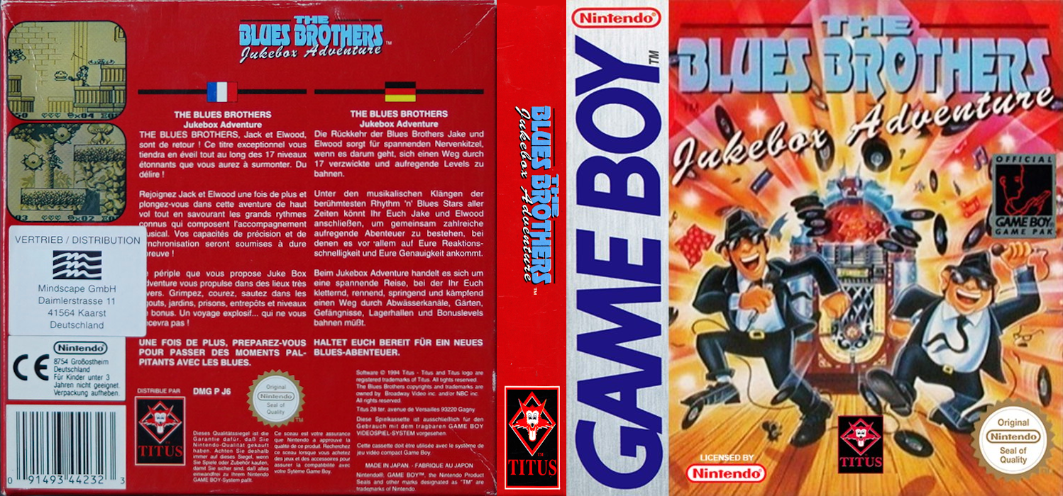 Blues Brothers - Jukebox Adventure, The — box-texture (EU)