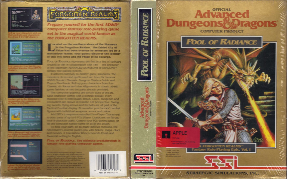 Pool Of Radiance — box-texture (US)
