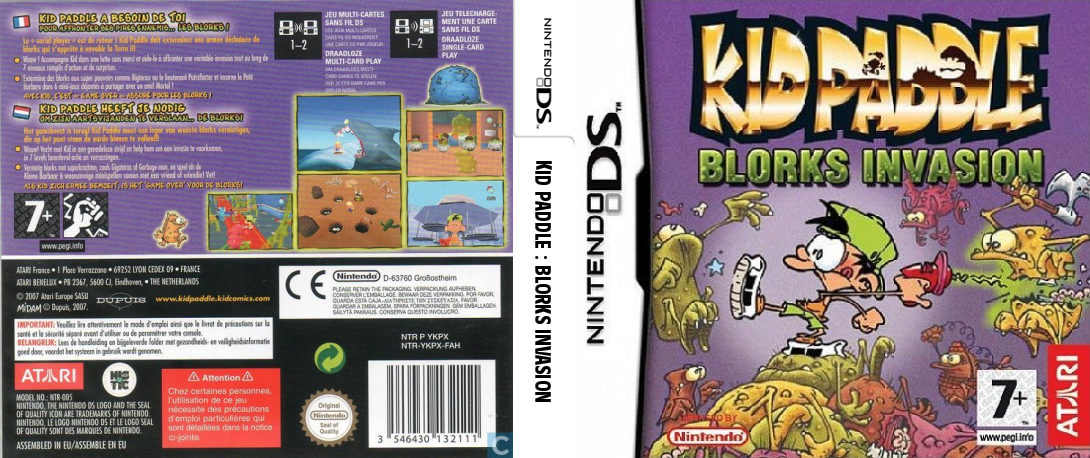 Kid Paddle - Blorks Invasion — box-texture (EU)